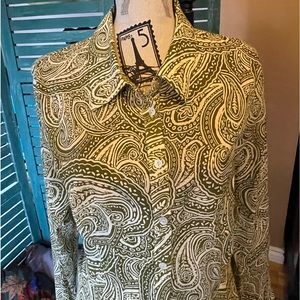 Ladies ZARA peplum shirt .